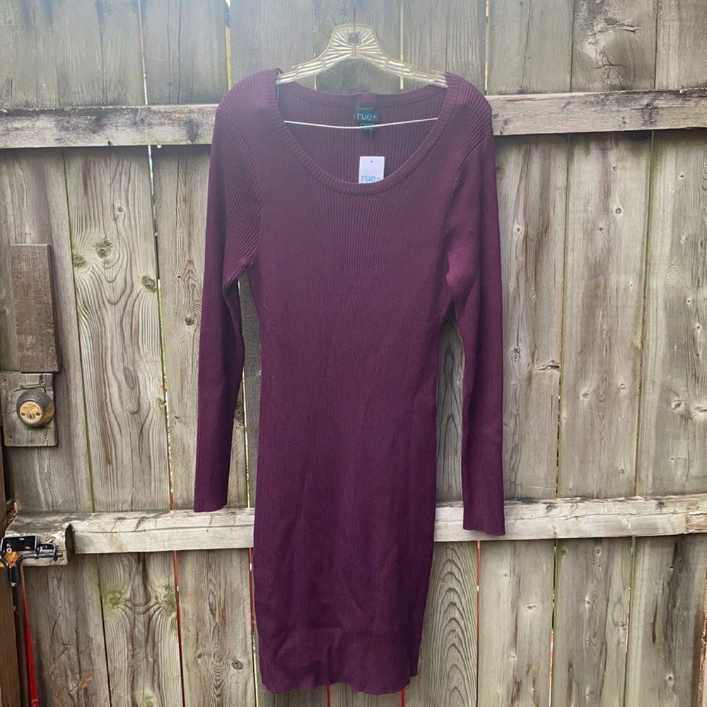 Rue 21 purple sweater dress sz. 1X NWT